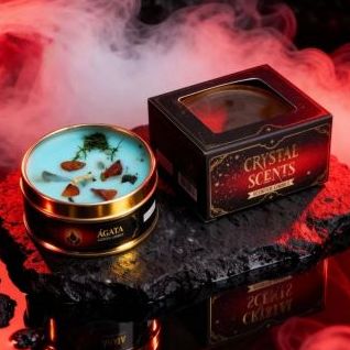 Vela aromatizada Agata-AROMA CRYSTAL